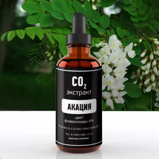 СО2 экстракт акации (цветки) (флавоноиды 4 %) (лат. Acacia)