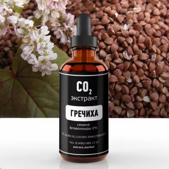 СО2 экстракт гречихи (семена) (флавоноиды 2% ) (Fagopyron esculentum)