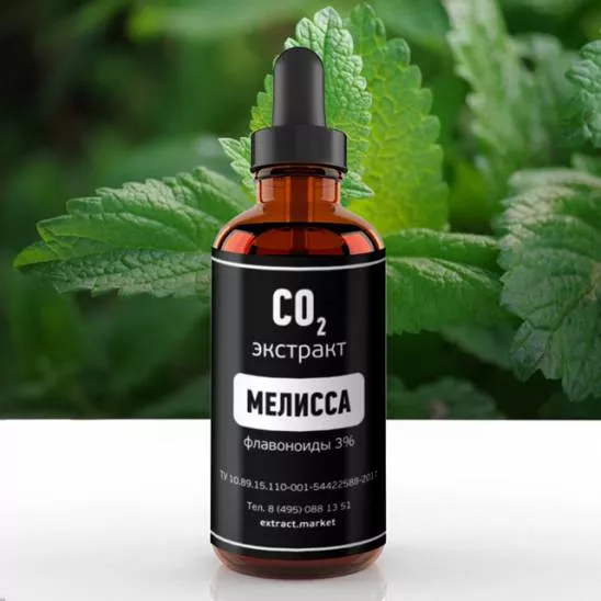 СО2 экстракт мелиссы (флавоноиды 3%) (лат. Mellissa officinalis)