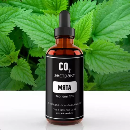 СО2 экстракт мяты (терпены 5%) (лат. Mentha pipperita)