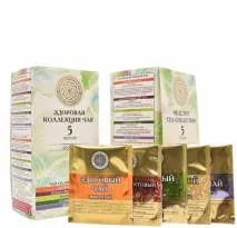 Здоровая коллекция чая. Ассорти (5 вкусов), 25 фильтр-пакетиков, 45гр.